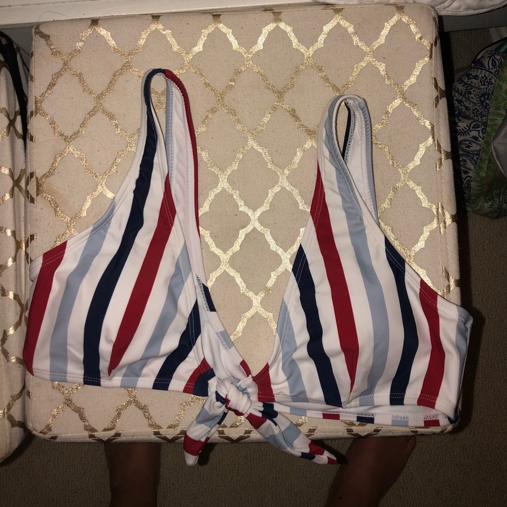 Red white and blue bathing suit